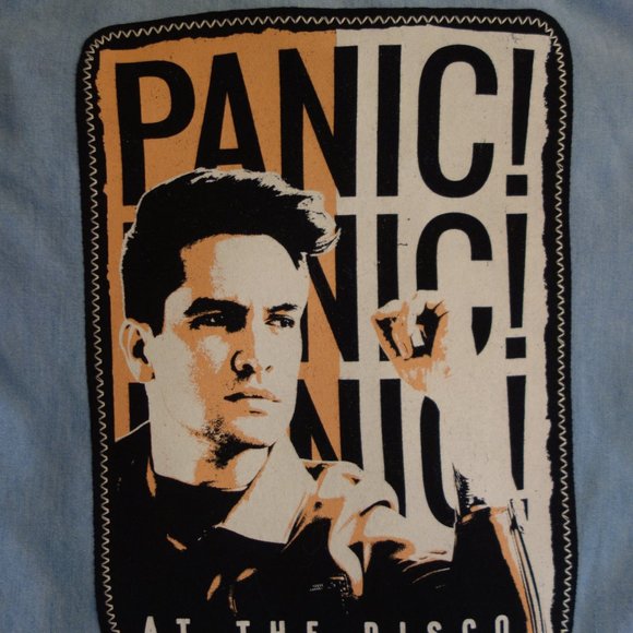 Panic! At the Disco One-of-a-Kind Moto Custom MadAndie Western Denim Shirt - Picture 3 of 7